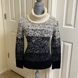 New York and Company Black and Cream white sweater.